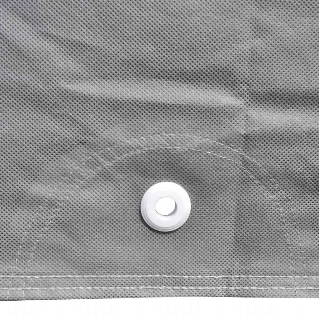 Car Cover Grey XL Nonwoven Fabric Protective Dust Shield