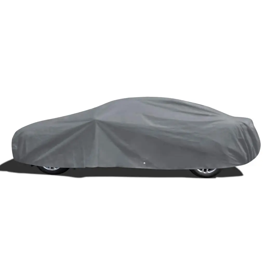 Car Cover Grey XL Nonwoven Fabric Protective Dust Shield