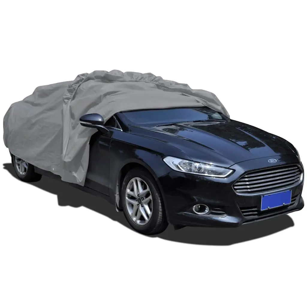 Car Cover Grey XXL Nonwoven Fabric Vehicle Storage Protection Dust Block