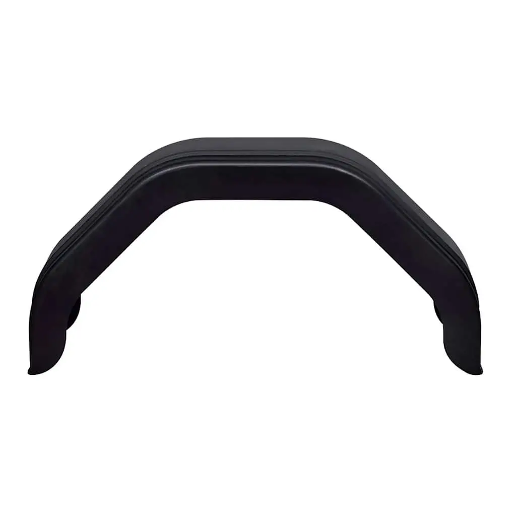 Mudguard for Trailer Wheels 200 x 680 mm Black Fender Set Vehicle Parts
