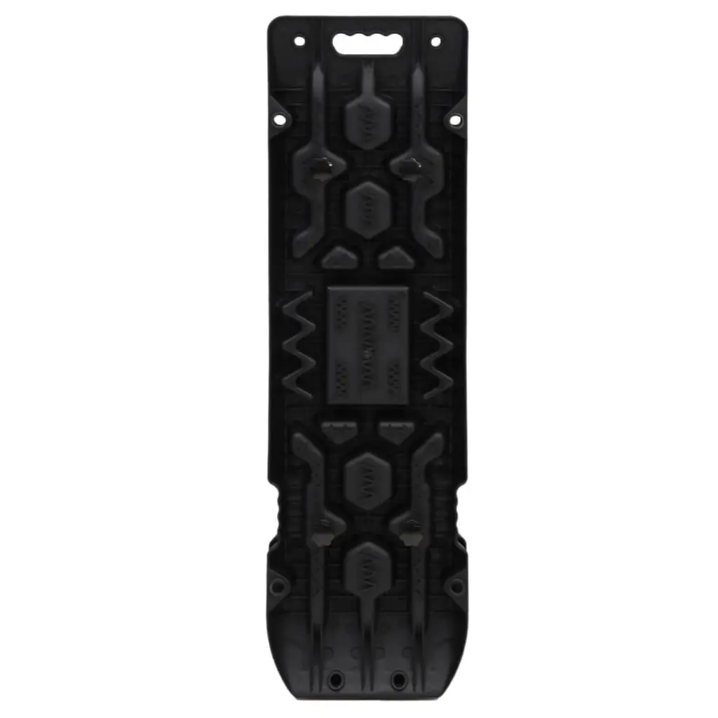 Traction Boards Black 2 Piece Recovery Tracks Off-Road Vehicle Wheel Grip Mat