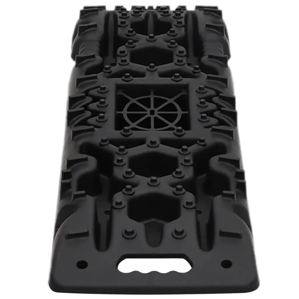 Traction Boards Black 2 Piece Recovery Tracks Off-Road Vehicle Wheel Grip Mat