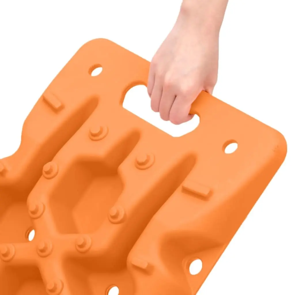 Traction Boards Orange 2 Piece Recovery Track Off-Road Mats Vehicle