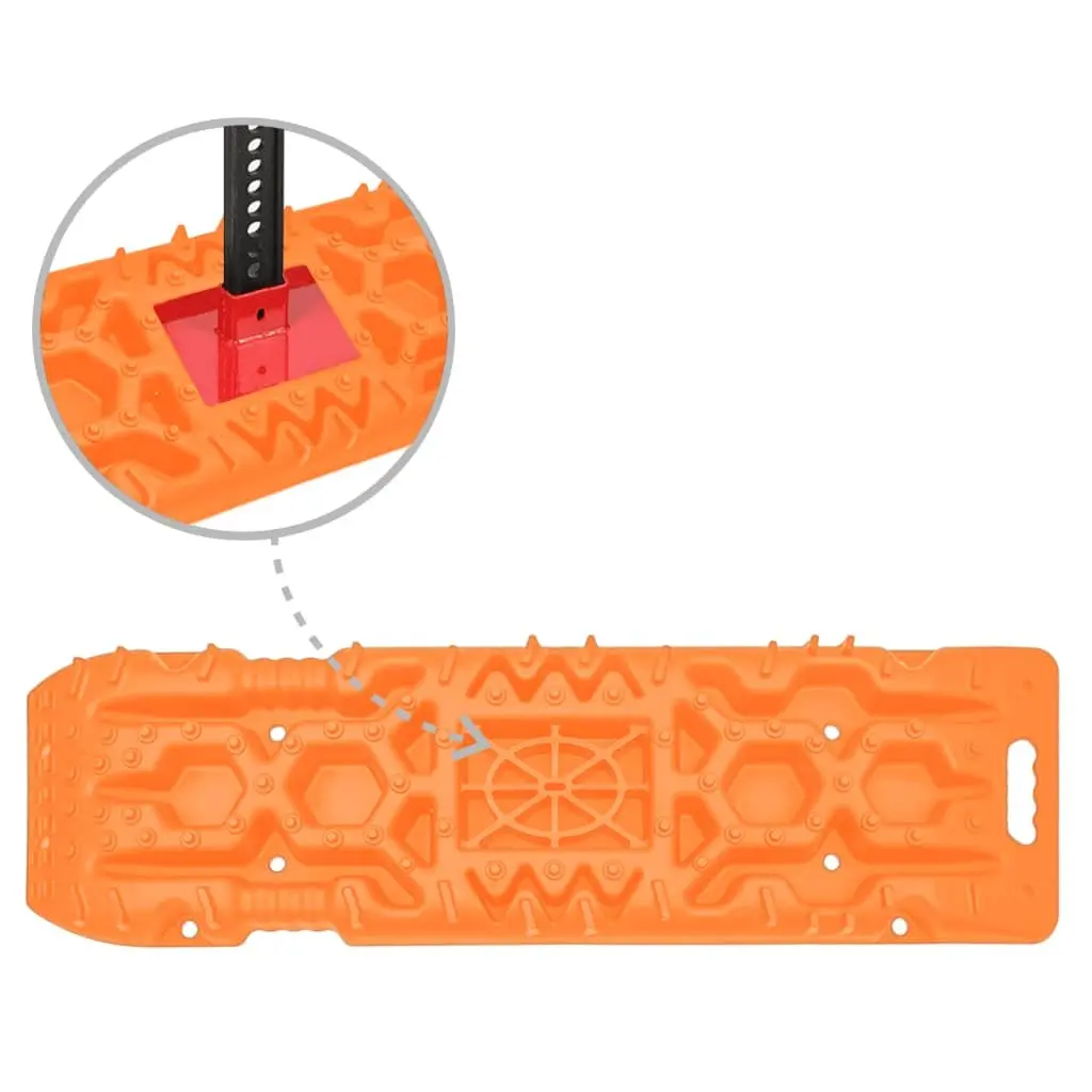Traction Boards Orange 2 Piece Recovery Track Off-Road Mats Vehicle