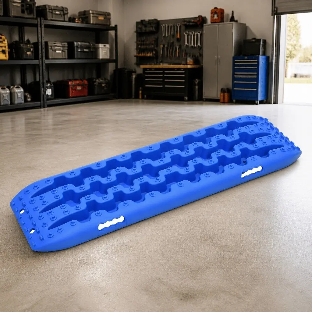 Traction Boards Blue 106x30.5x7 cm Vehicle Recovery Off-Road Emergency Kit 2 Piece