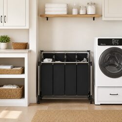 Laundry Sorter with 4 Bags for Easy Sorting