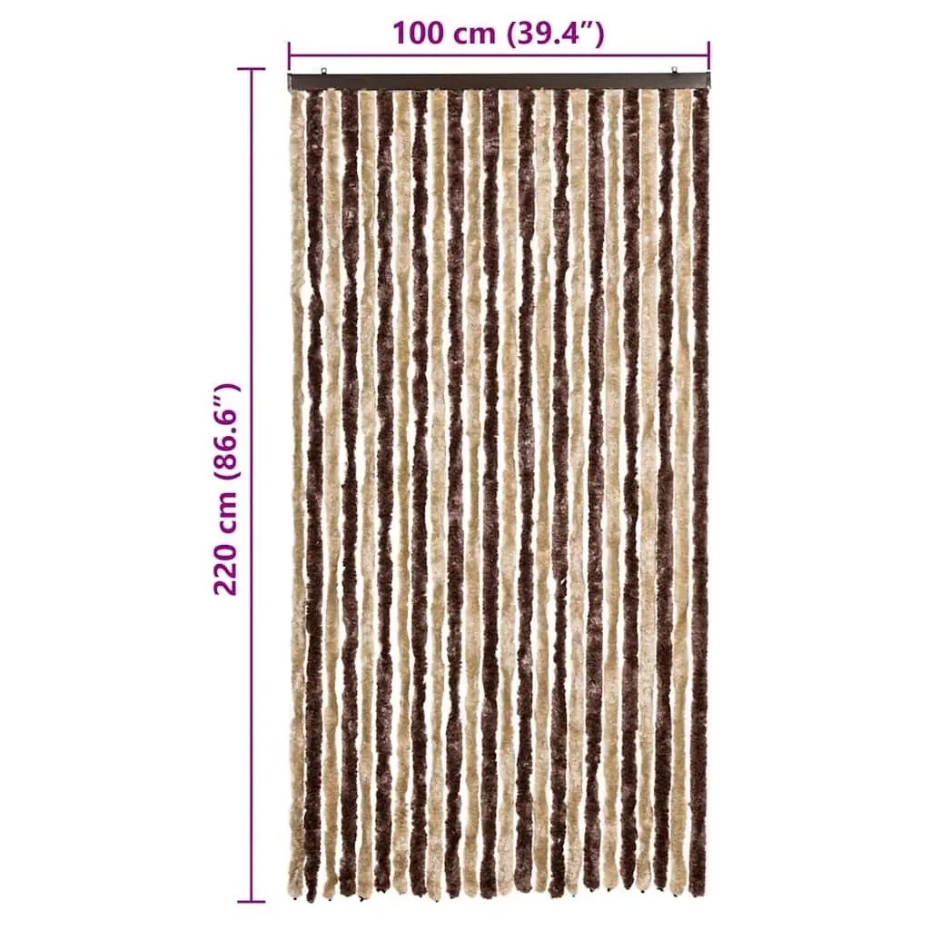 Chenille Insect Curtain for Easy Access
