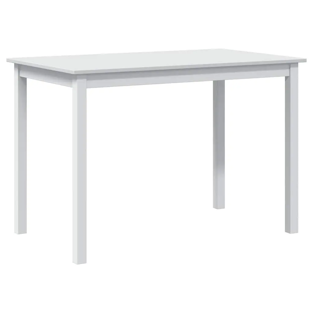5 Piece Dining Set White Dining Table and 4 Chairs Kitchen Dining Room Furniture