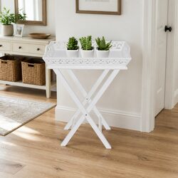 Side Table with Removable Tray