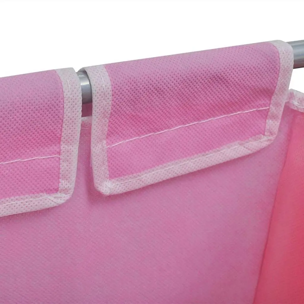 3-Section Laundry Sorter Hamper Multicolour Removable Bags Durable Iron Frame