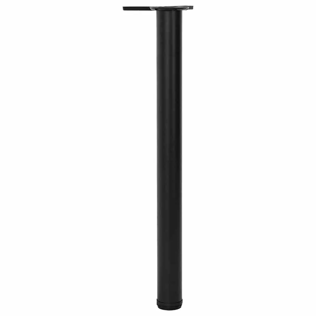 Table Legs Black 710mm Height Adjustable Set of 4 Replacement Furniture Support