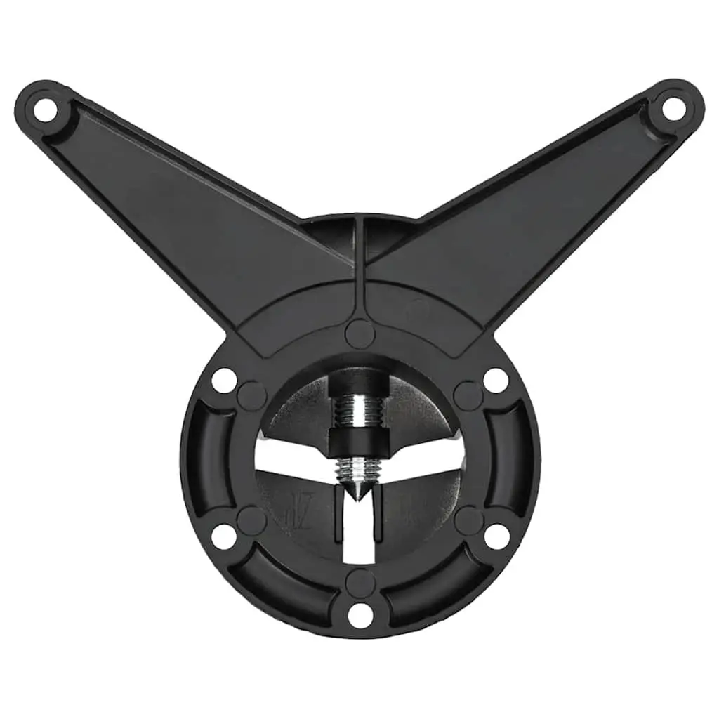 Table Legs Black 870mm Height Adjustable Screw Feet Set of 4