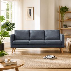 Grey 3-Seater Sofa: Comfort and Style in One