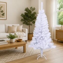150cm White Christmas Tree with 380 Branches