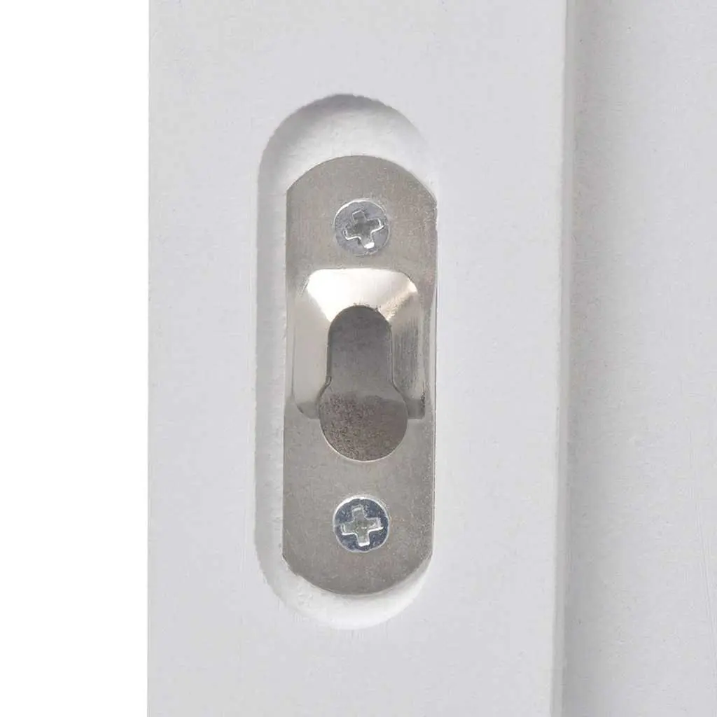Coat Racks White Baroque Style 2 Pieces Steel Hooks Home Organisation