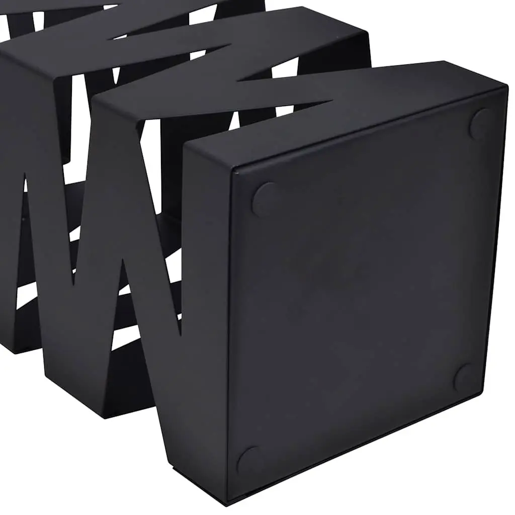 Umbrella Stand Black 48.5cm Steel Removable Drip Tray