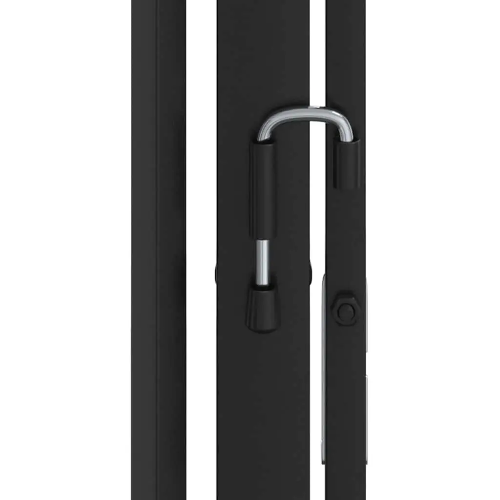 Fireplace Fence Black Steel Swing Gate Pet Safety Barrier