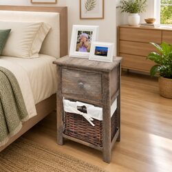 Nightstand Set in Brown