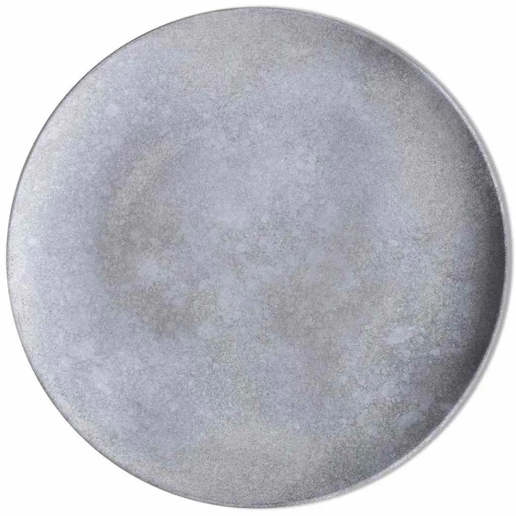 Side Table Set of 2 Round Concrete Grey 55cm and 44cm MDF Top with Pinewood Legs