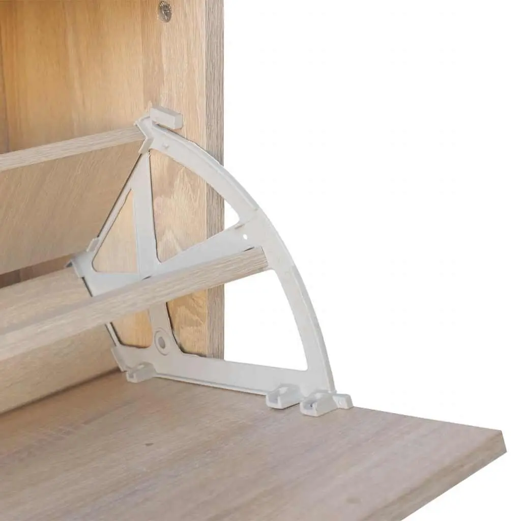Shoe Storage Bench Brown Seating Entryway Cabinet Organiser Oak Wood