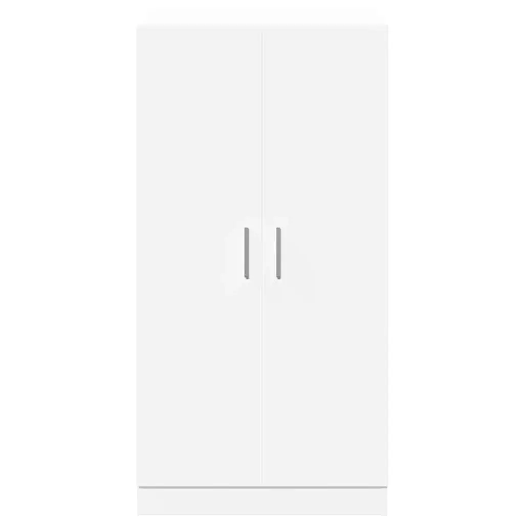 Shoe Cabinet White 7 Shelves 2 Doors Storage Organiser Entryway Hall Closet