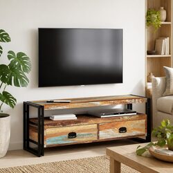Vintage TV Cabinet: Strong Build with Unique Style