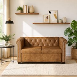 Chesterfield 2-Seater Sofa: Stylish and Durable