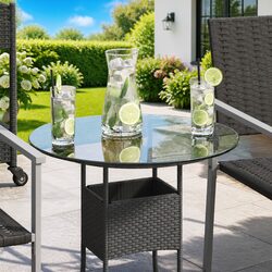 Round Tempered Glass Table Top - 500mm, Clear and Strong