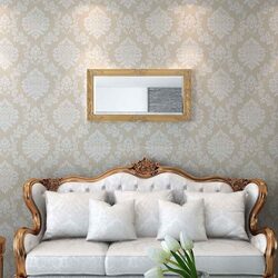 Wall Mirror Baroque Style Gold Frame Ornate Decorative Bevelled Edge 100x50cm