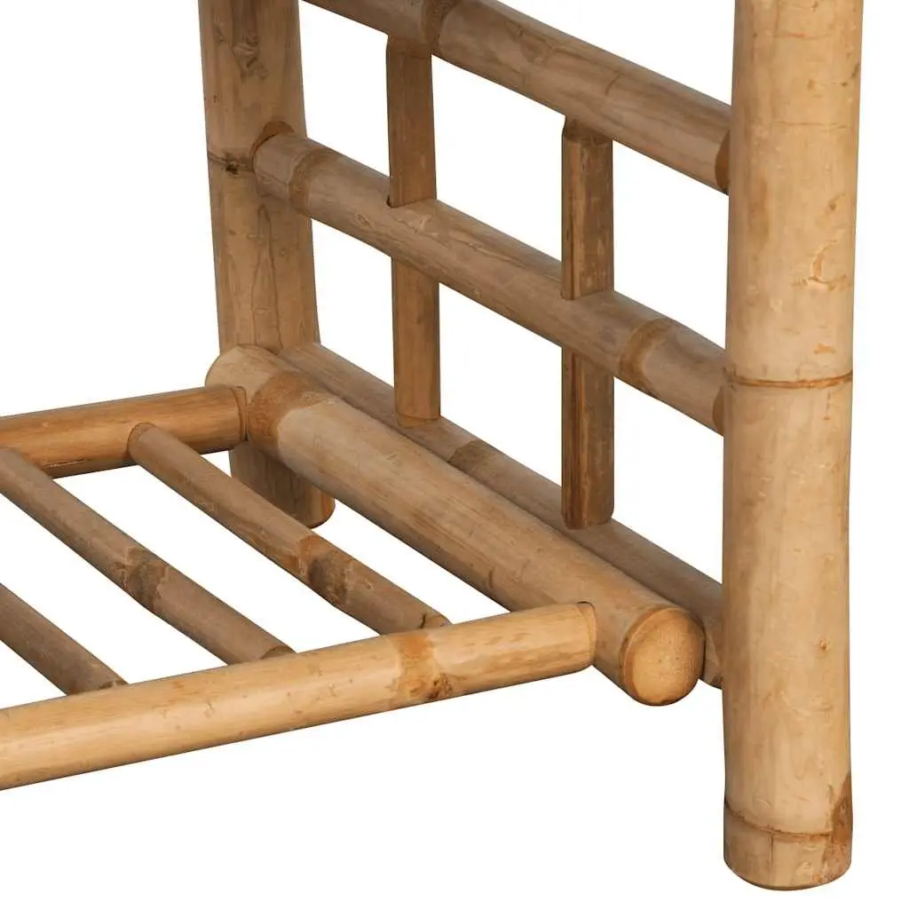 Coffee Table Brown Bamboo 90x50x45cm Weather-resistant Durable Construction
