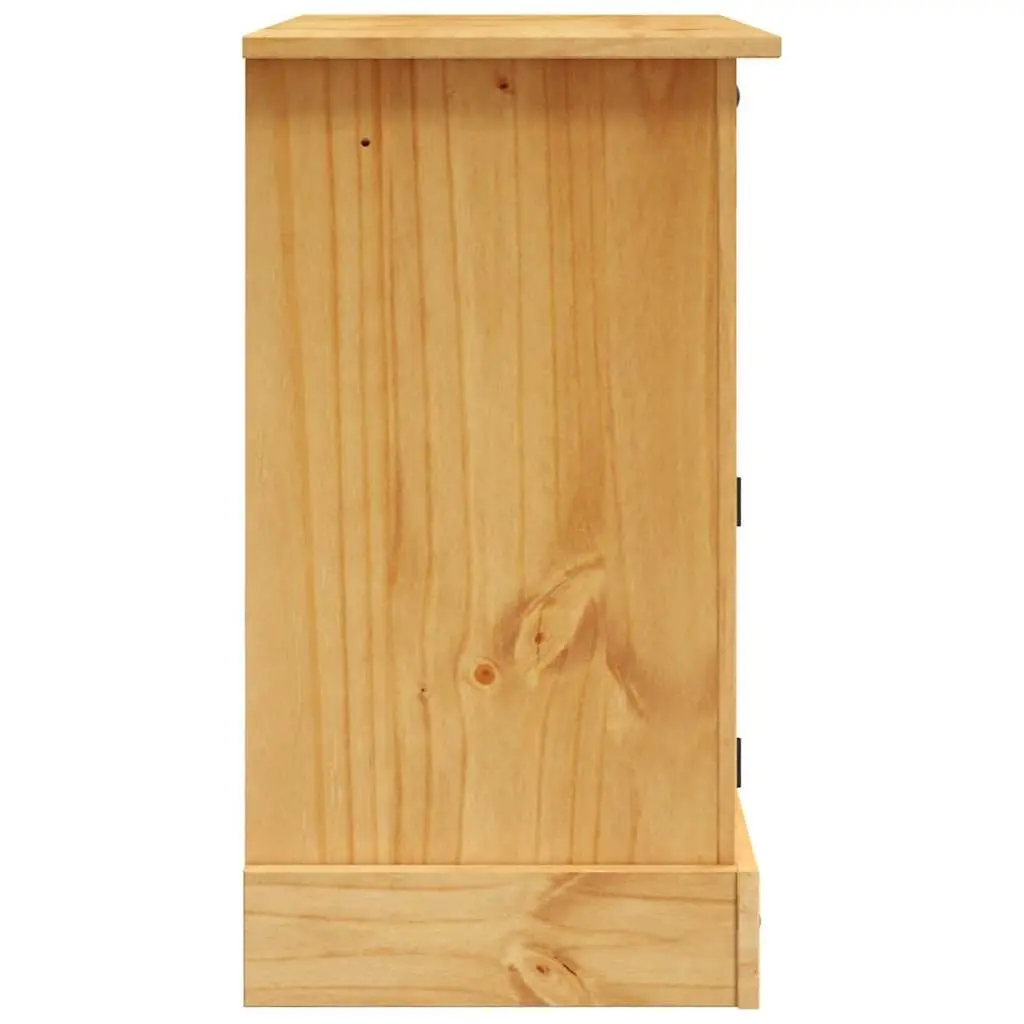 TV Cabinet Brown Rustic 80 x 43 x 78 cm Living Room Entertainment Unit Storage Shelf