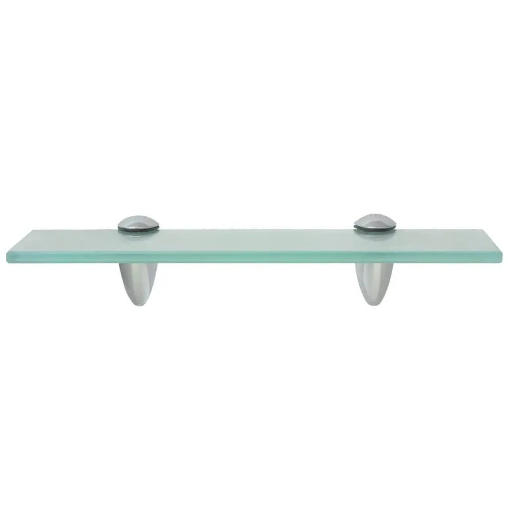 Transparent Glass Floating Shelf 30x20 cm Modern Ledge Bracket для Display in Bathroom or Living Room