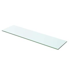 Clear Glass Shelf Panel 60x12 cm, Strong and Elegant