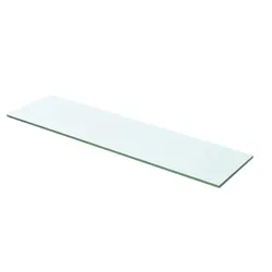Clear Glass Shelf Panel 60x12 cm, Strong and Elegant