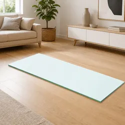 Compact Glass Wall Shelf Panel - 60x20cm