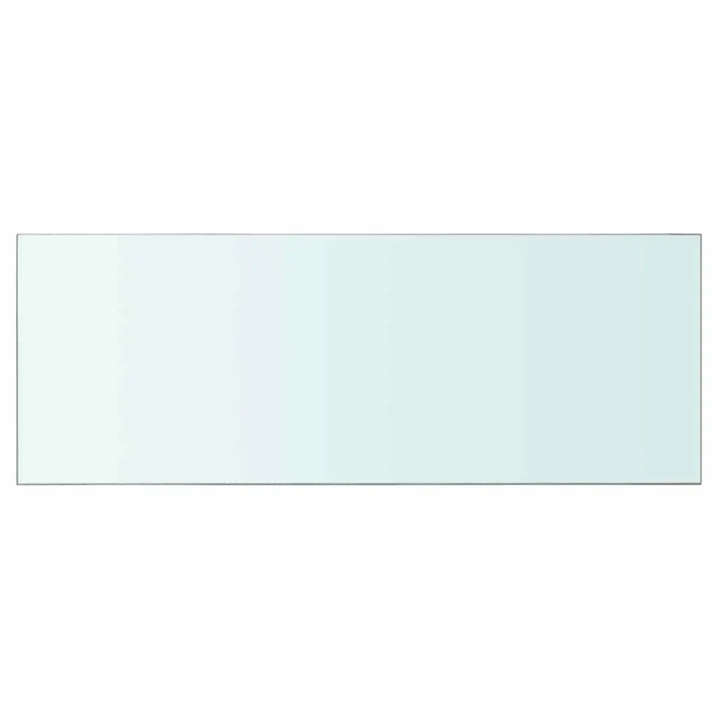 Tempered Glass Shelf Panel Clear Transparent 80x30cm Wall Mount Display