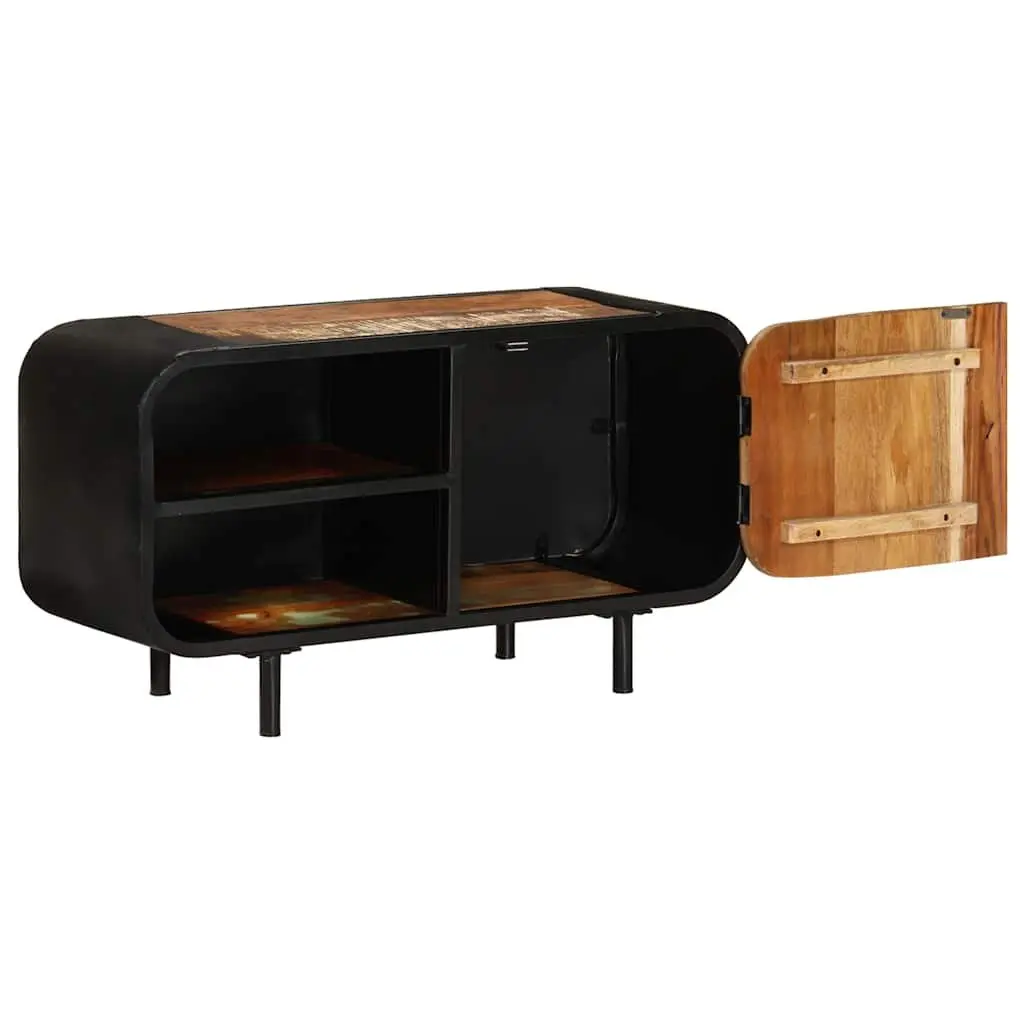Reclaimed Wood TV Cabinet Brown 90x30x48cm Industrial Style Lowboard Sideboard Unit
