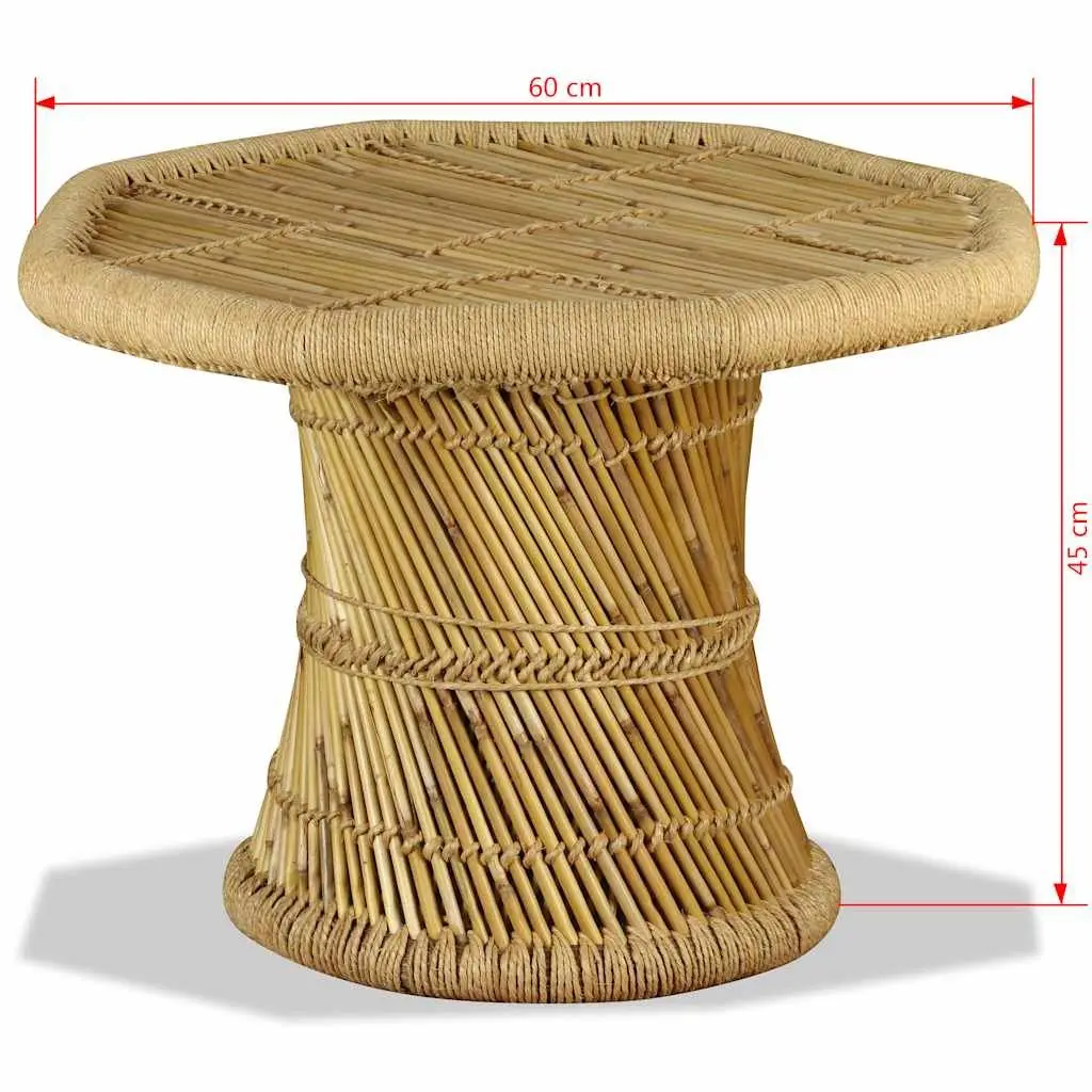 Octagon Coffee Table in Brown