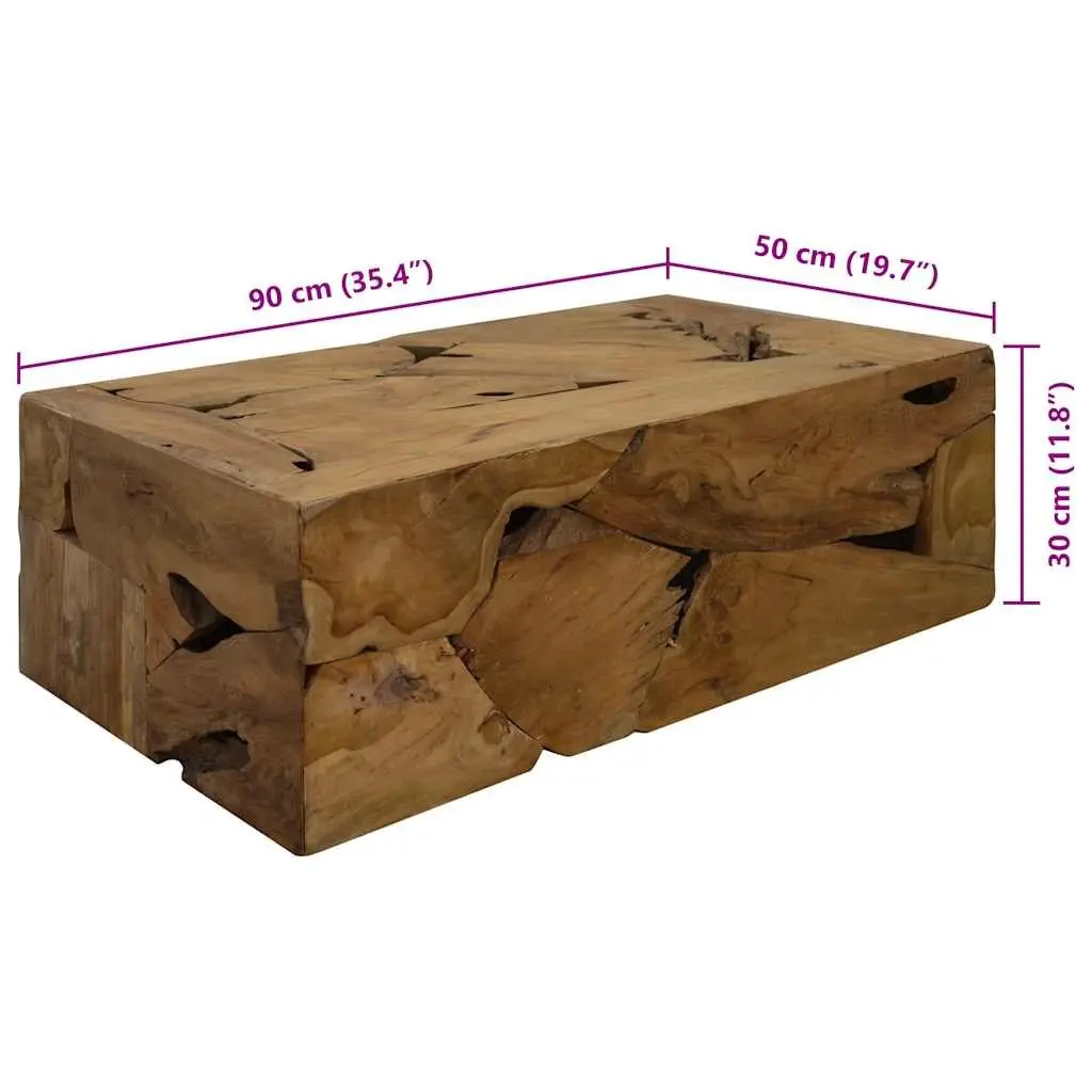 Coffee Table 90x50x30 cm Brown Accent Living Room Furniture Pre-Assembled