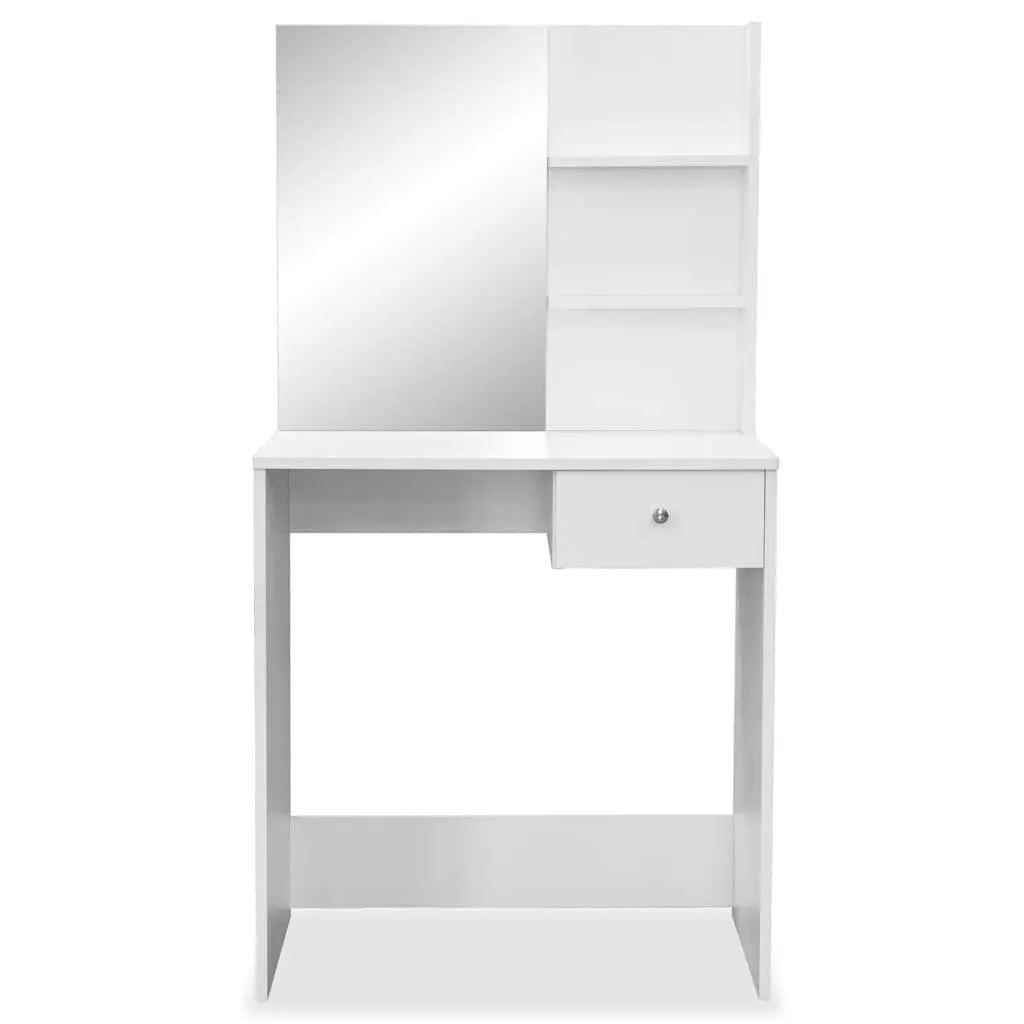 Dressing Table Bedroom Vanity Makeup Storage White Modern Design Furniture Unit
