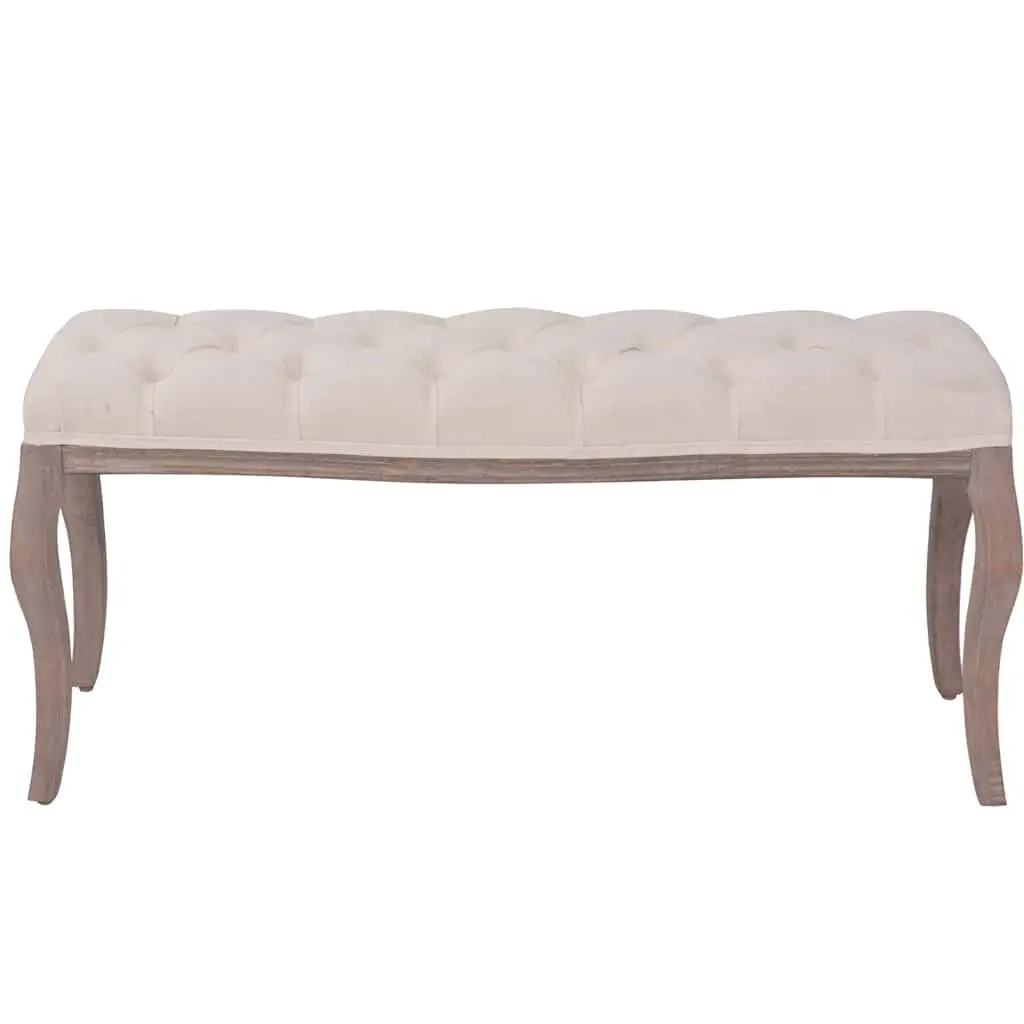 Cream White Storage Bench