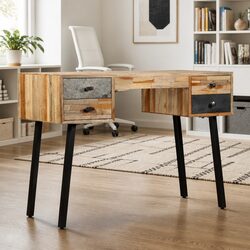 Writing Desk 110x50x76 cm, Solid Teak