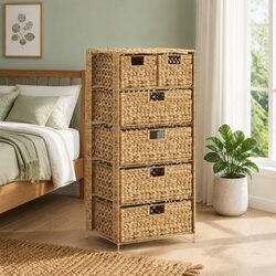 6-Basket Storage Cabinet for Easy Organization