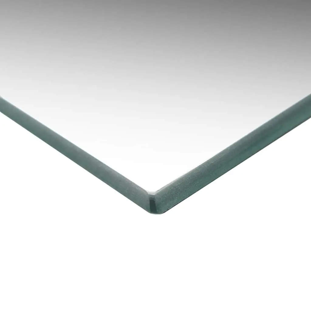 Square Wall Mirror Silver 40x40 cm Glass Decor Suitable for Bedroom Living Room Dressing Room