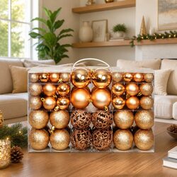 Christmas Ball Ornament Set with 100 Pieces