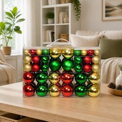 Christmas Balls 100 pcs Multicolour Tree Ornaments Baubles Shatterproof