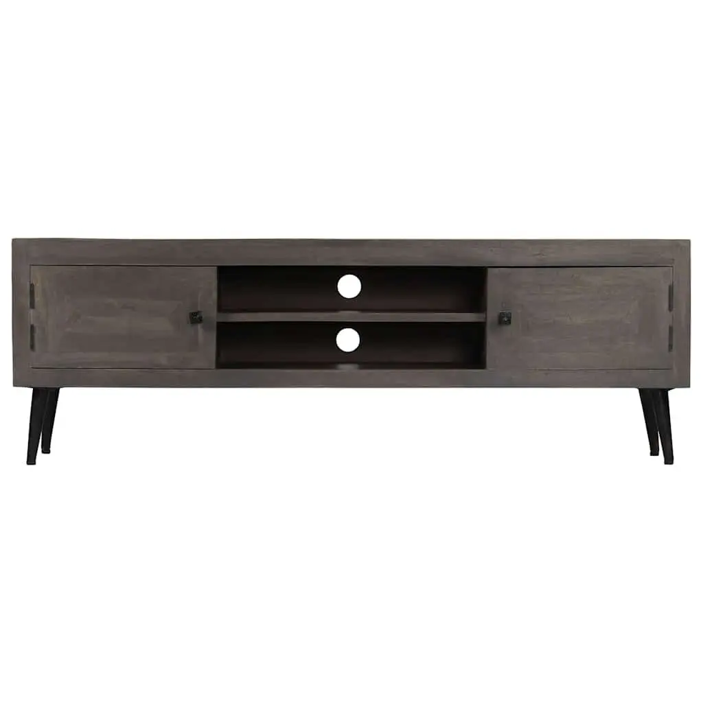 Grey Solid Mango Wood Entertainment Unit