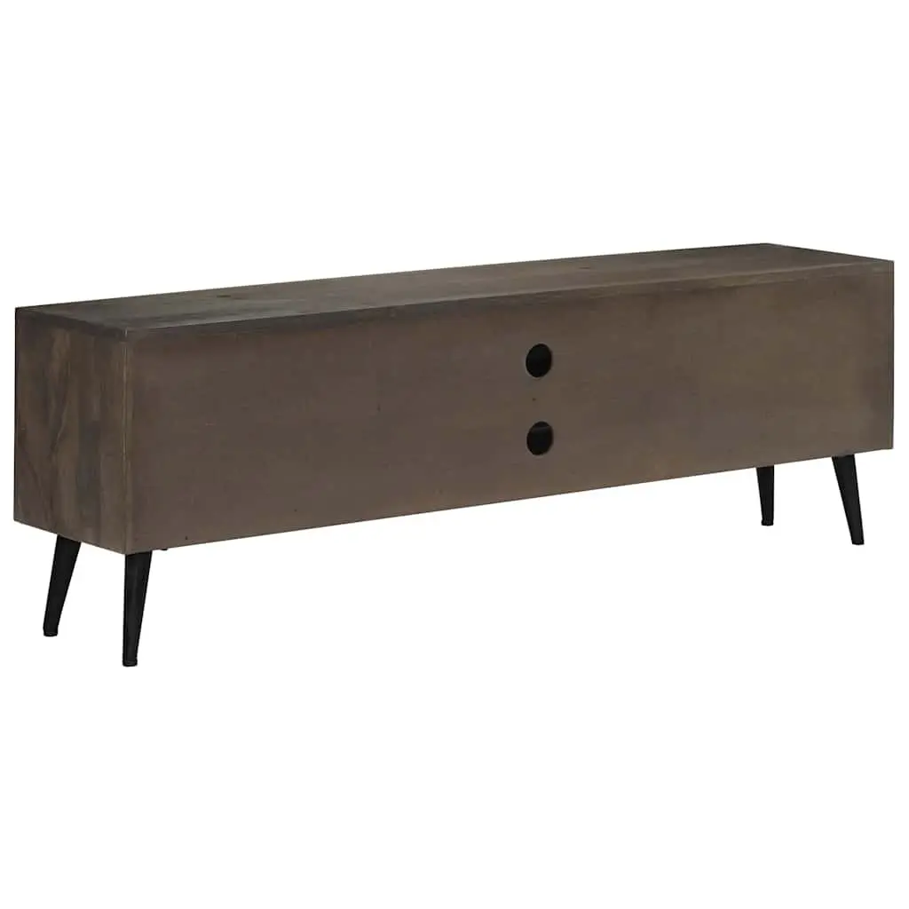 Grey Solid Mango Wood Entertainment Unit