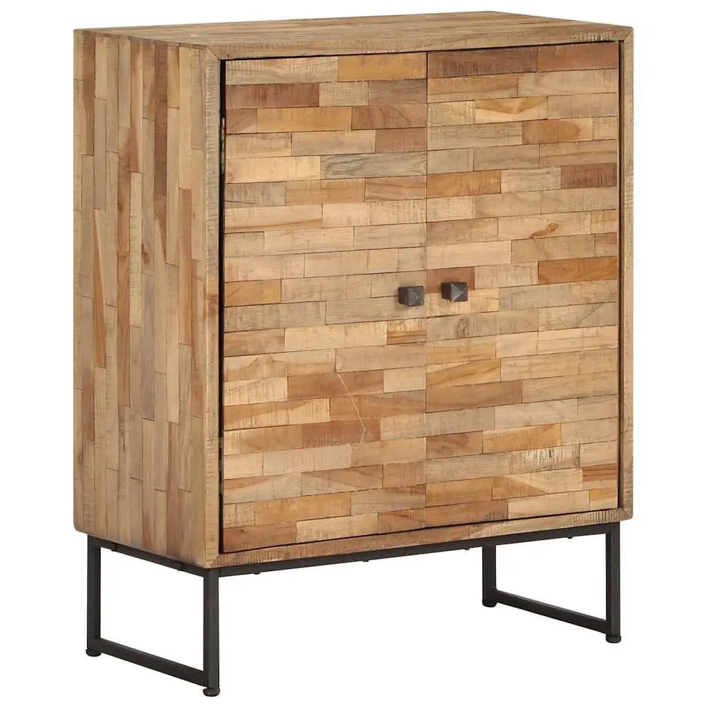 Reclaimed Teak Wood Sideboard Brown 60 x 30 x 75 cm Handmade Storage Cabinet