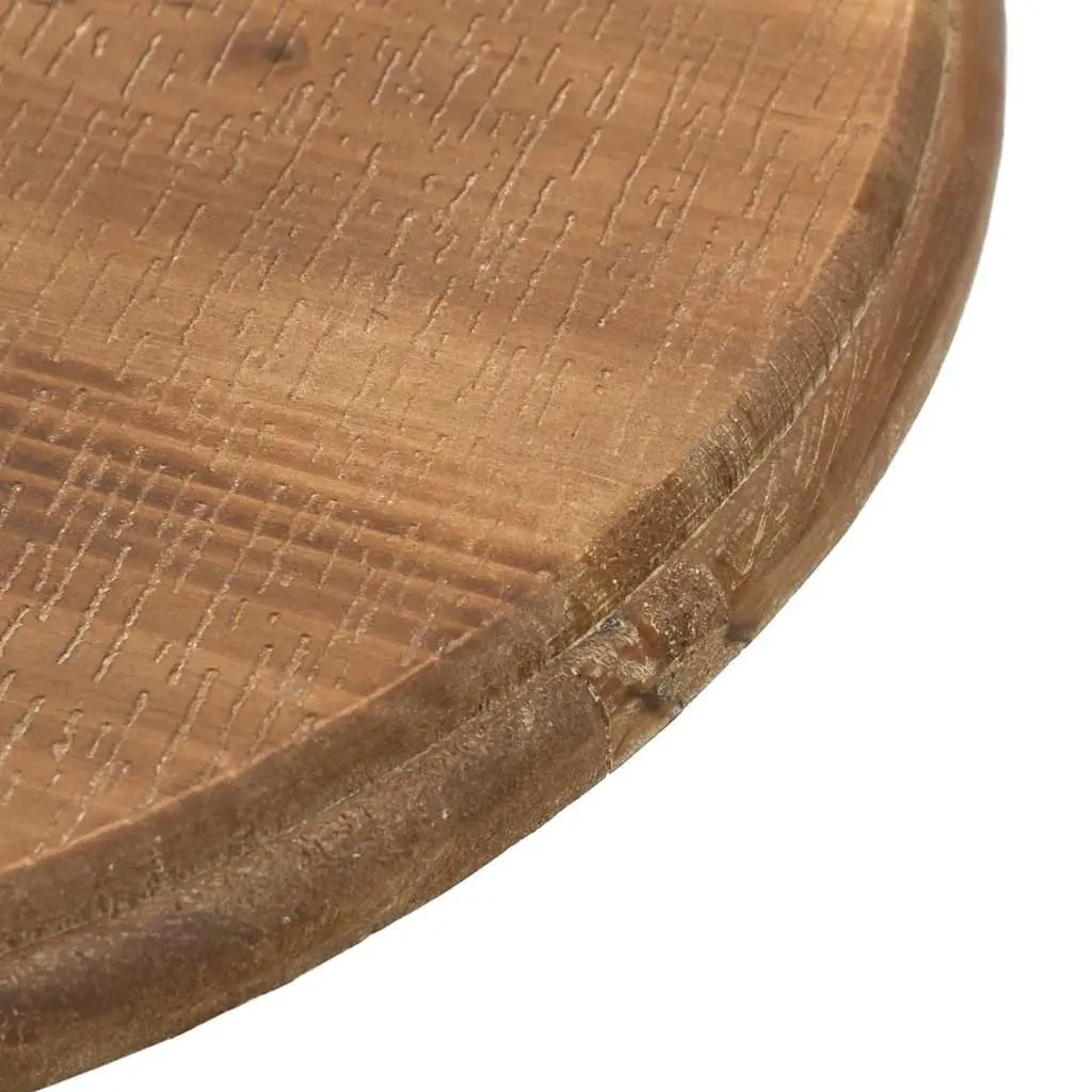 End Table Solid Fir Wood Brown Accent Side Furniture Decor Rustic Design